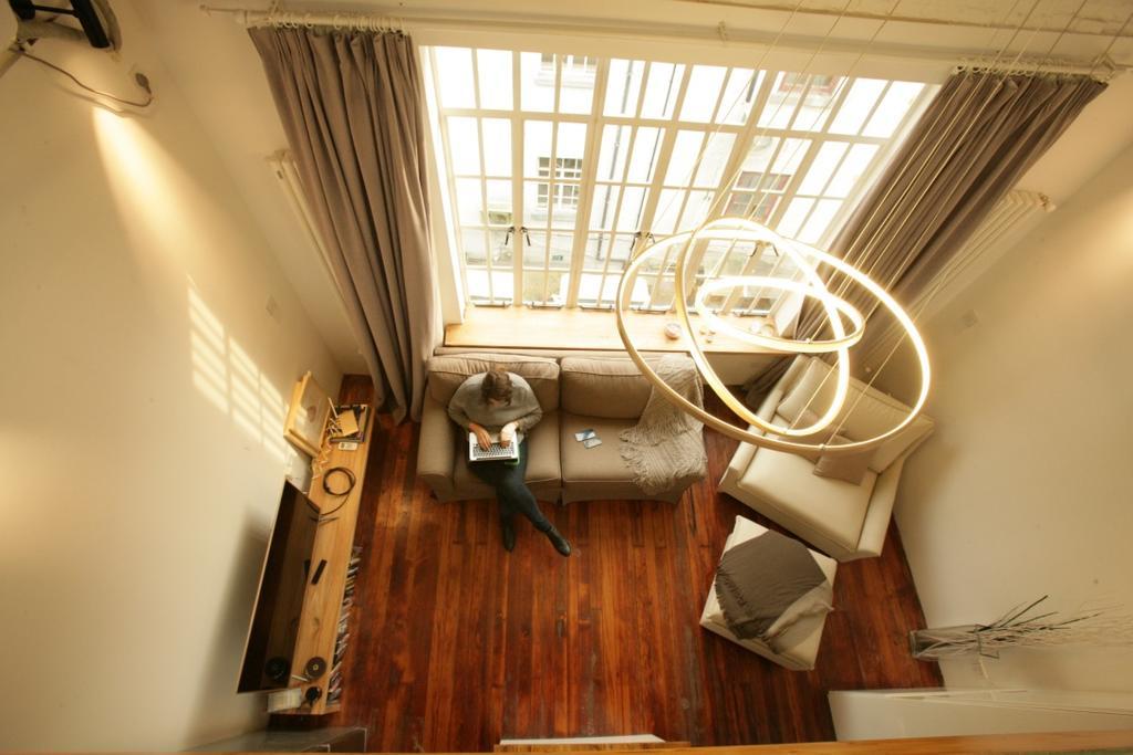 Апартаменты Fx78 Loft & Terrace Шанхай Экстерьер фото
